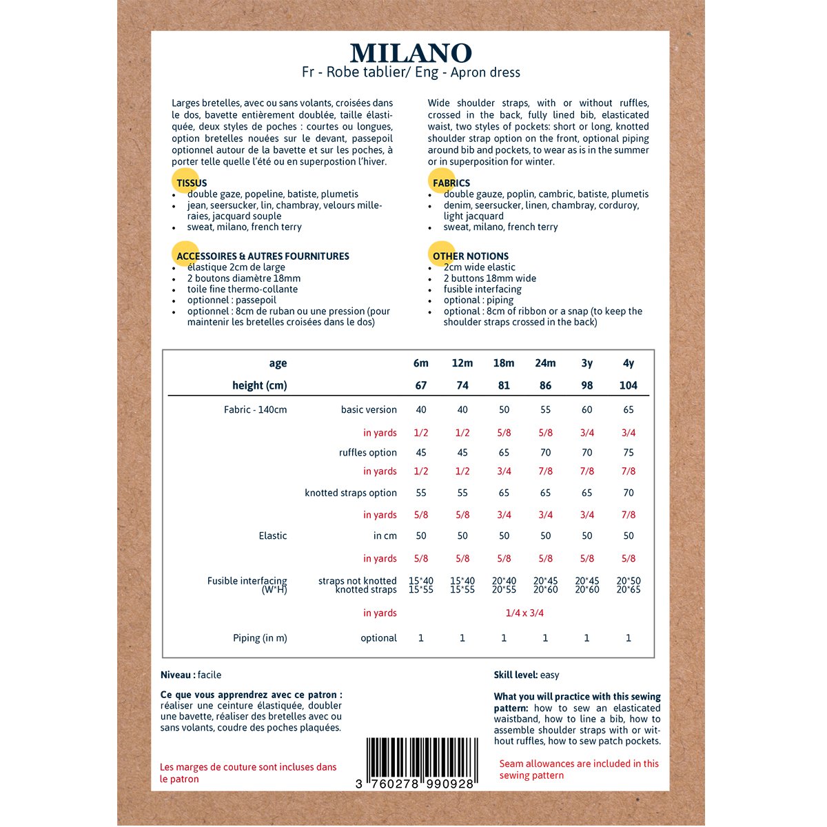 Robe Milano- Ikatee