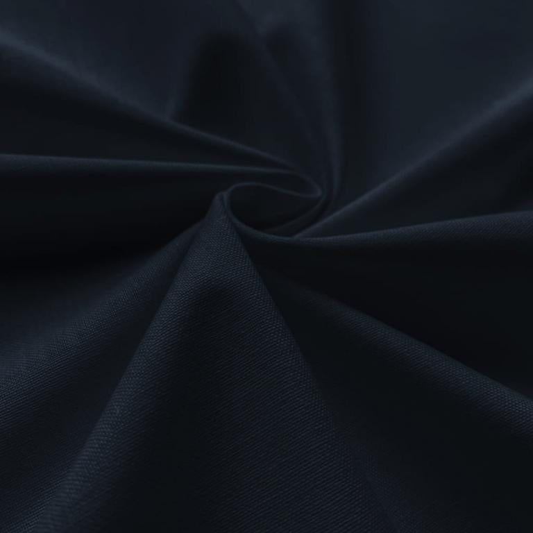 Tissu coton uni Noir