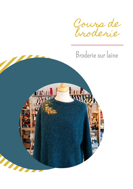 Atelier Broderie " Broderie sur laine " / Samedi 16 novembre 2024