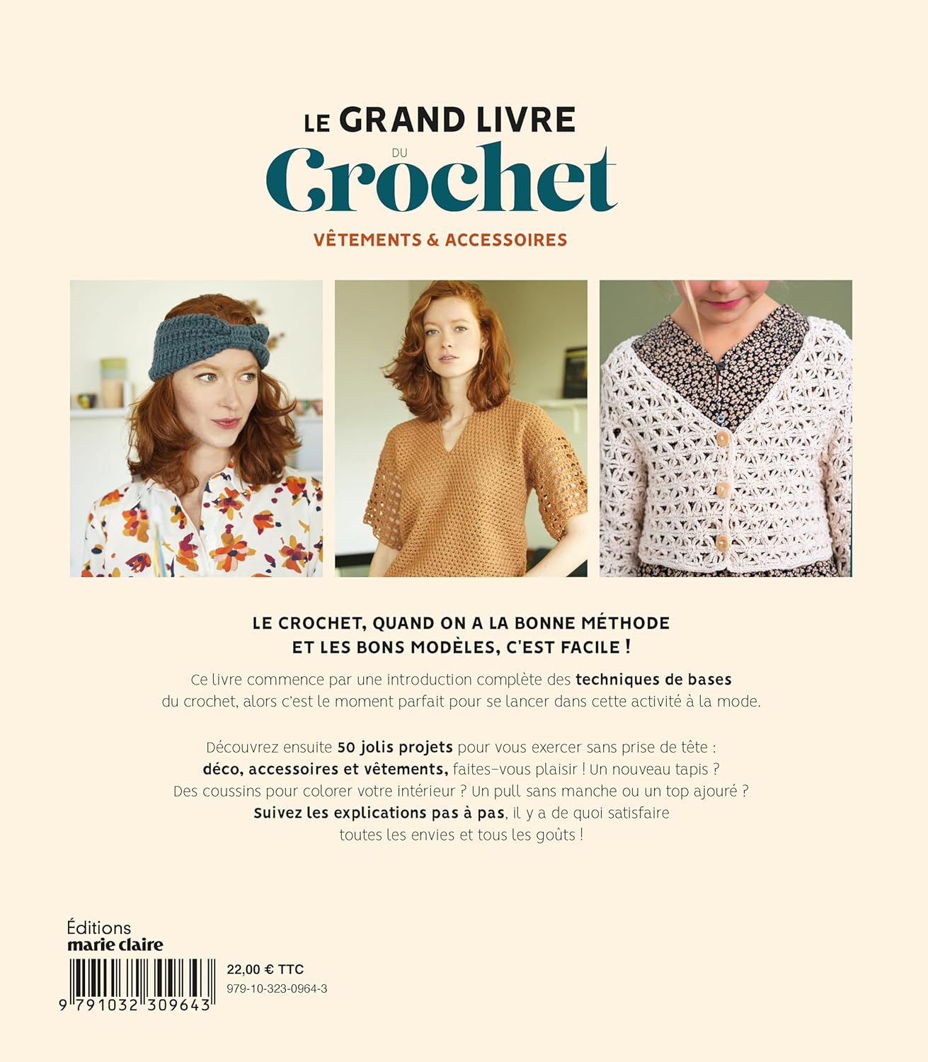 Le grand livre du crochet : vêtements et accessoires