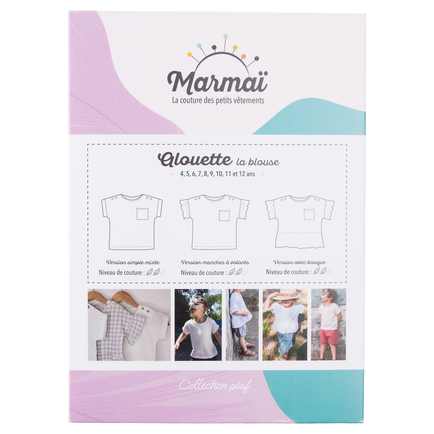 Blouse mixte Alouette 4 à 12 ans - Marmaï