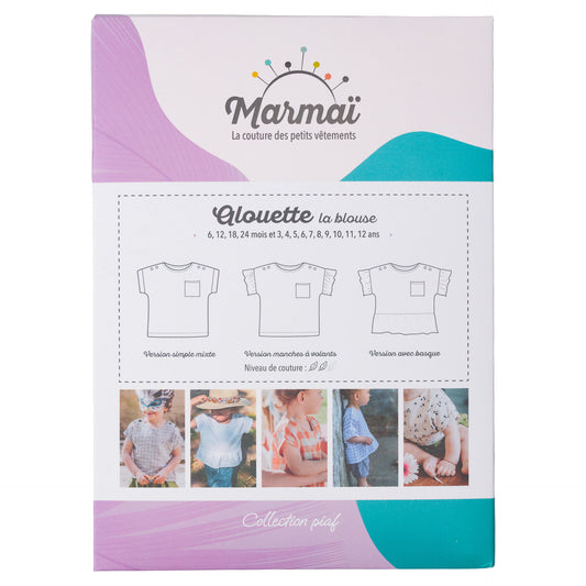 Blouse mixte Alouette 6 mois à 4 ans - Marmaï