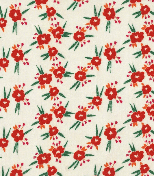 Tissu viscose Poppy prairie - Cousette