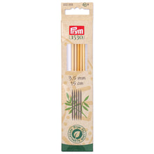 Charger l&#39;image dans la galerie, Aiguilles double-pointe bambou - Prym - 15 cm
