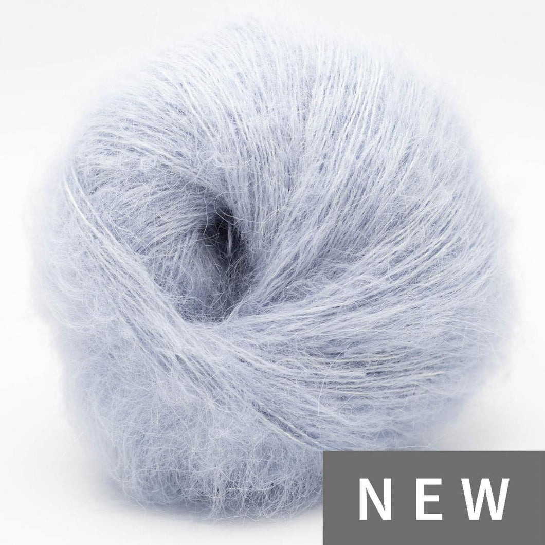 Laine Baby Silk Fluffy de Kremke Soul Wool - Baby Blue 2985