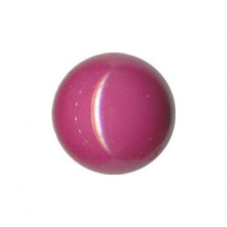 Boutons demie boule - 15 mm - Framboise