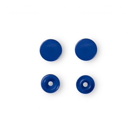 Boutons pression ronds Color Snap - 12,4 mm - Prym bleu royal