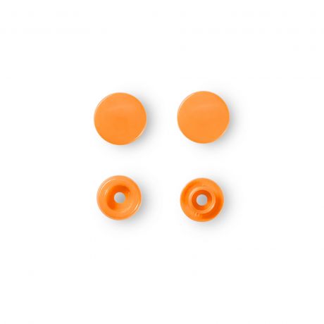 Boutons pression ronds Color Snap - 12,4 mm - Prym orange