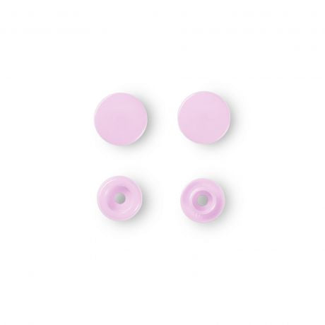 Boutons pression ronds Color Snap - 12,4 mm - Prym rose