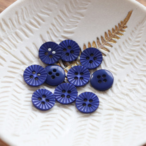 Boutons Pâquerettes Bleu Marine- Lise Tailor