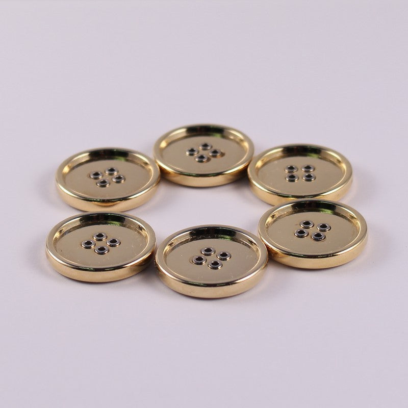 Boutons métal doré