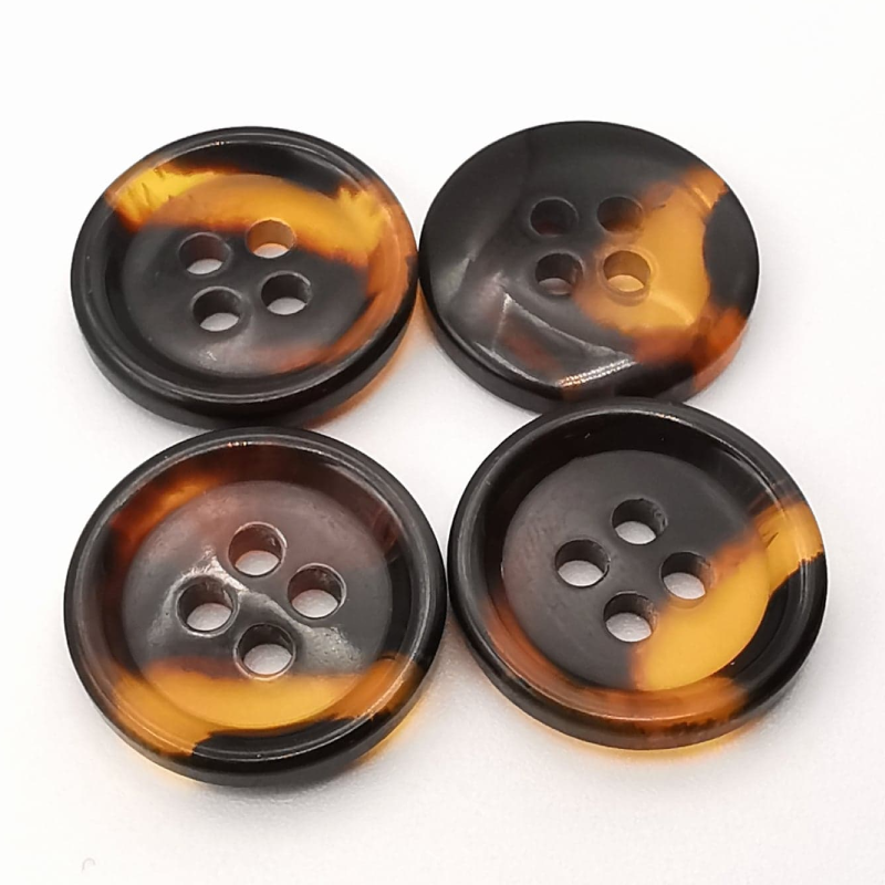 Boutons marron - 20 mm