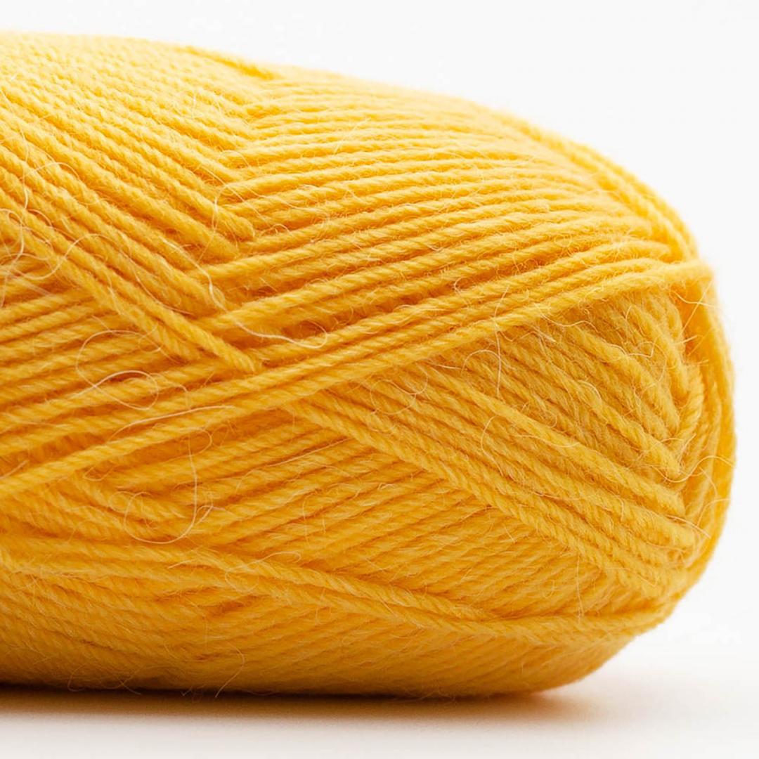 Laine à chaussette Edelweiss de Kremke Soul Wool Yellow 016
