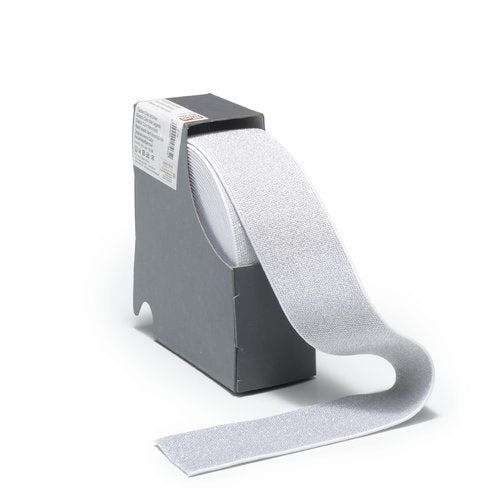 Elastique lurex argent - 50 mm - Prym