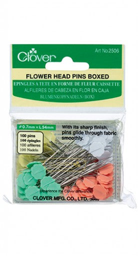 Epingles à tête de fleur / Lot de 100 - Clover