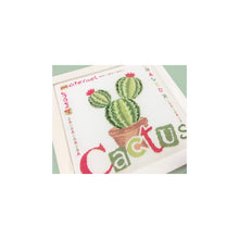 Charger l&#39;image dans la galerie, Fiche point de croix - Le cactus - Lili Points
