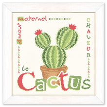 Charger l&#39;image dans la galerie, Fiche point de croix - Le cactus - Lili Points
