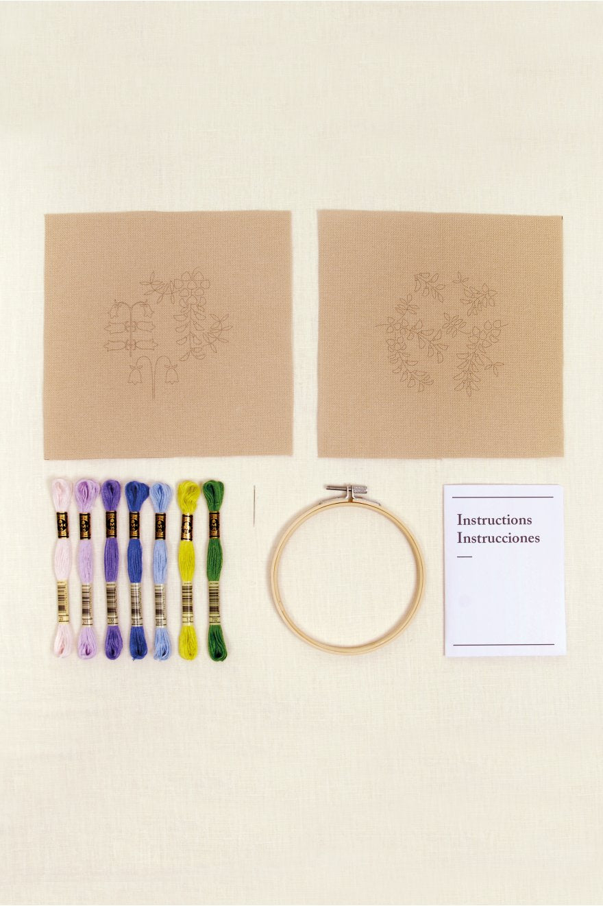 Kit Mindful making - DMC - Broderie - Senteur printanière