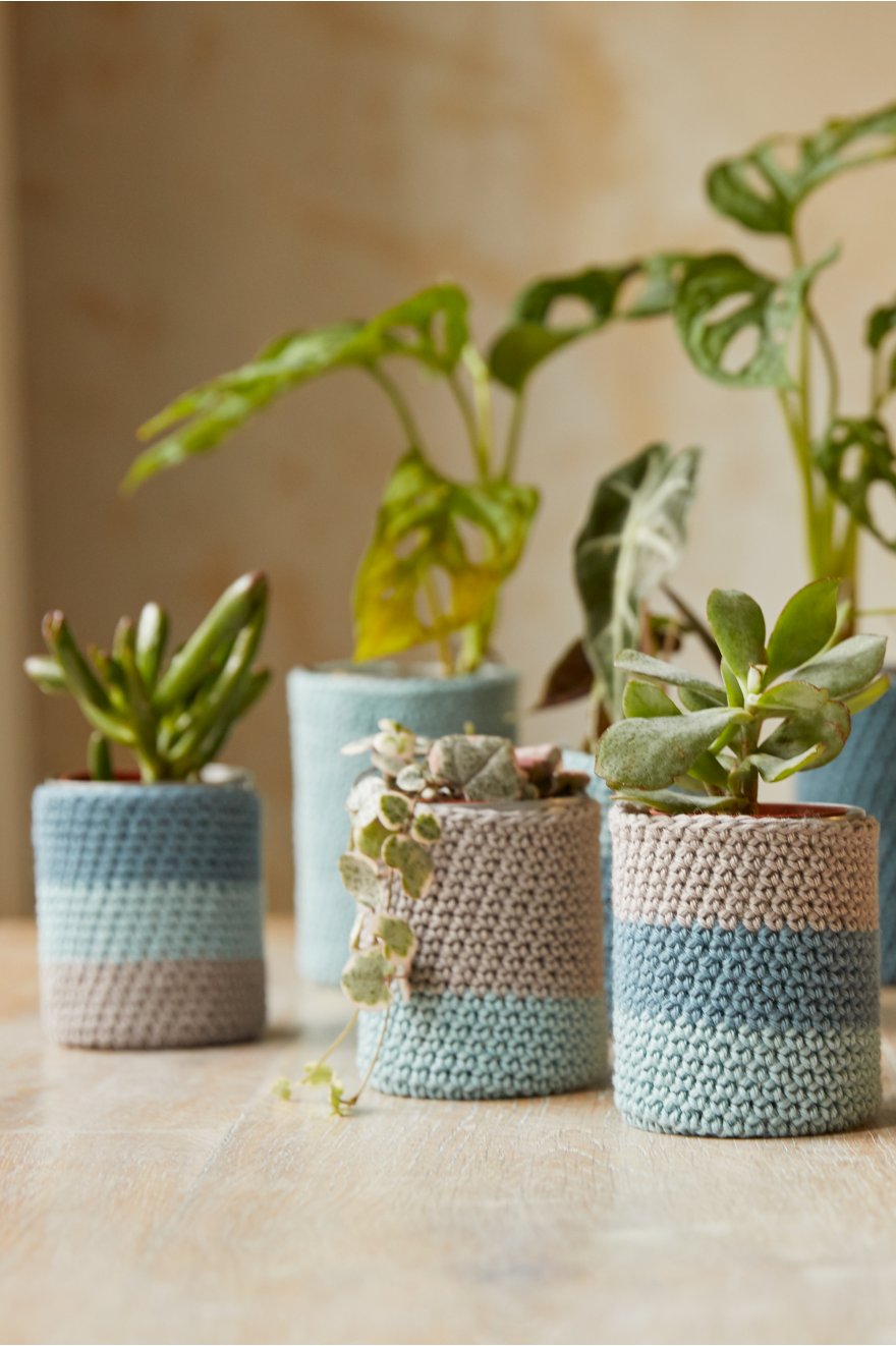 Kit Mindful making - DMC - Crochet - J'habille mes plantes
