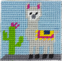 Charger l&#39;image dans la galerie, Kit de canevas pour enfant - Joshua le lama
