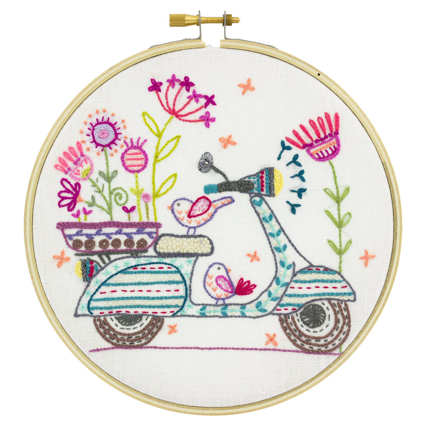 Kits de broderie - Un chat dans l'aiguille