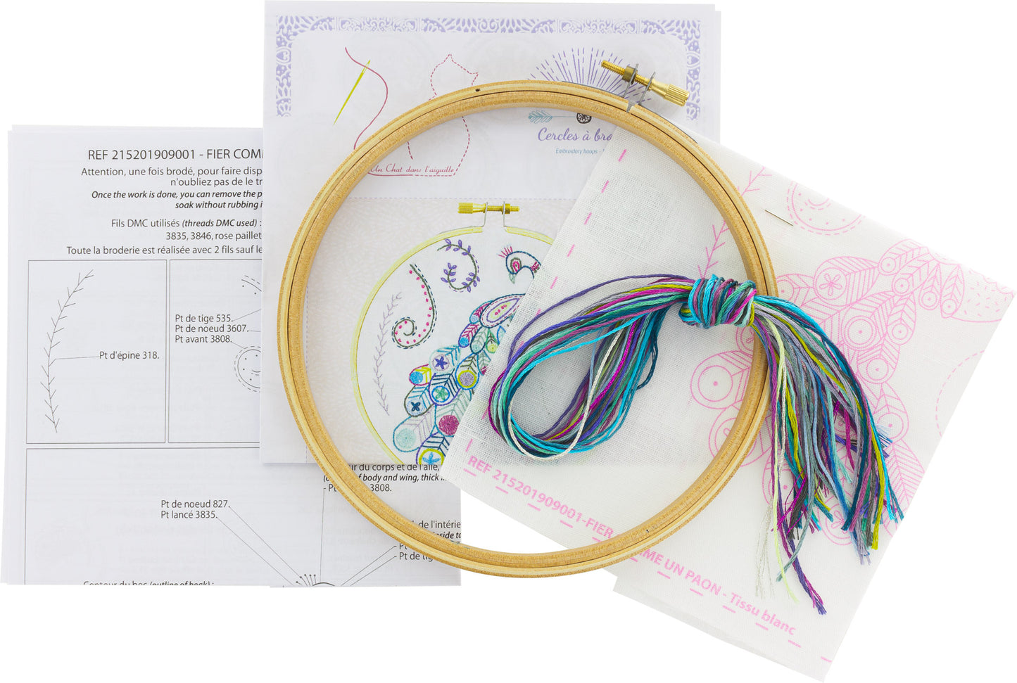 Kits de broderie - Un chat dans l'aiguille