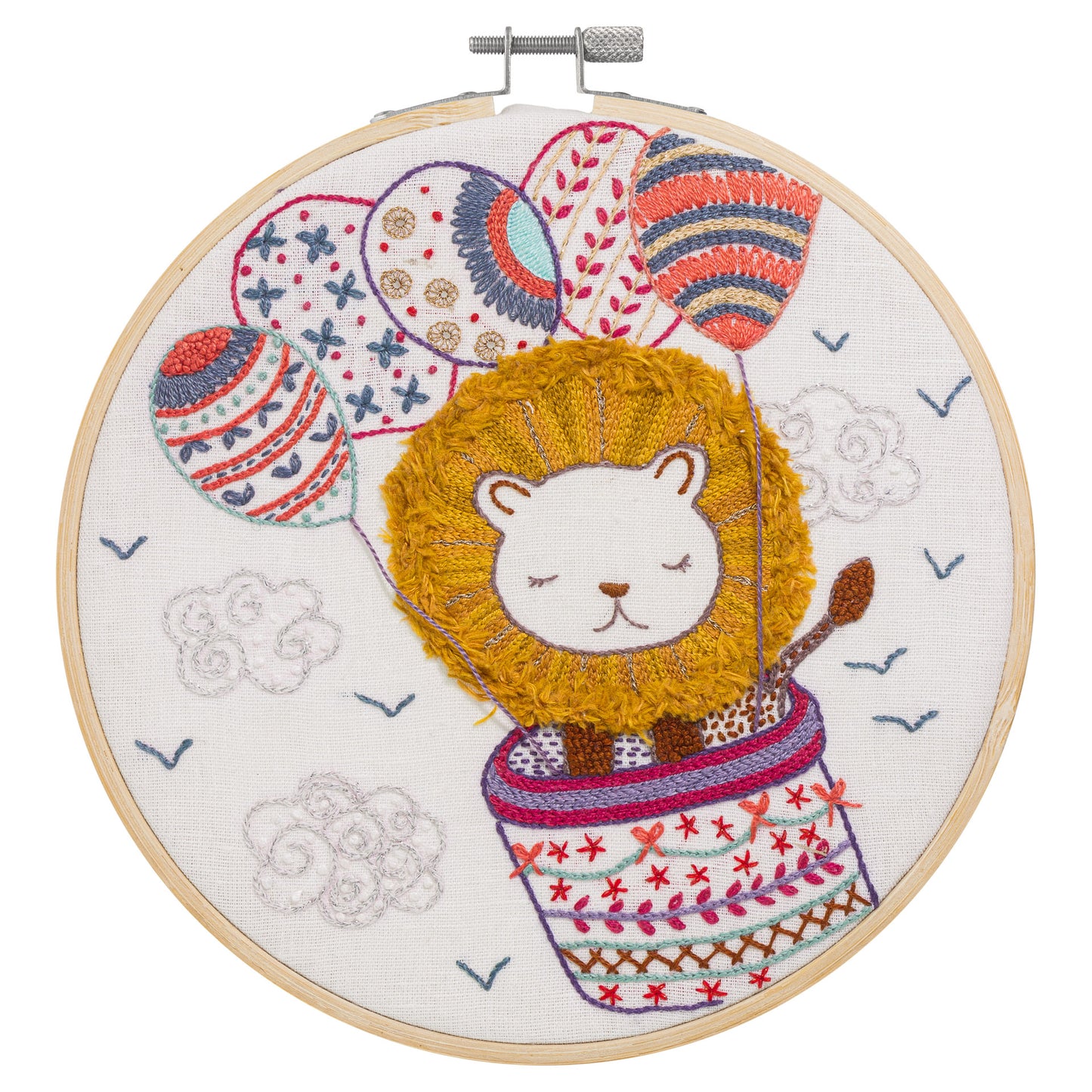 Kits de broderie - Un chat dans l'aiguille