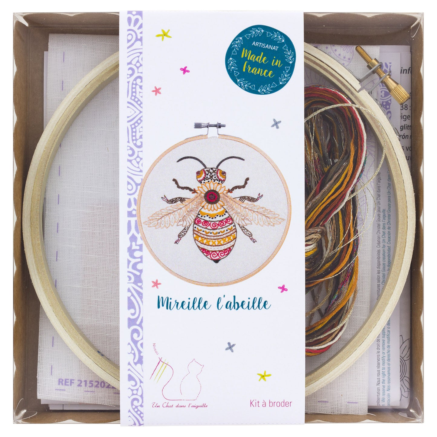 Kits de broderie - Un chat dans l'aiguille