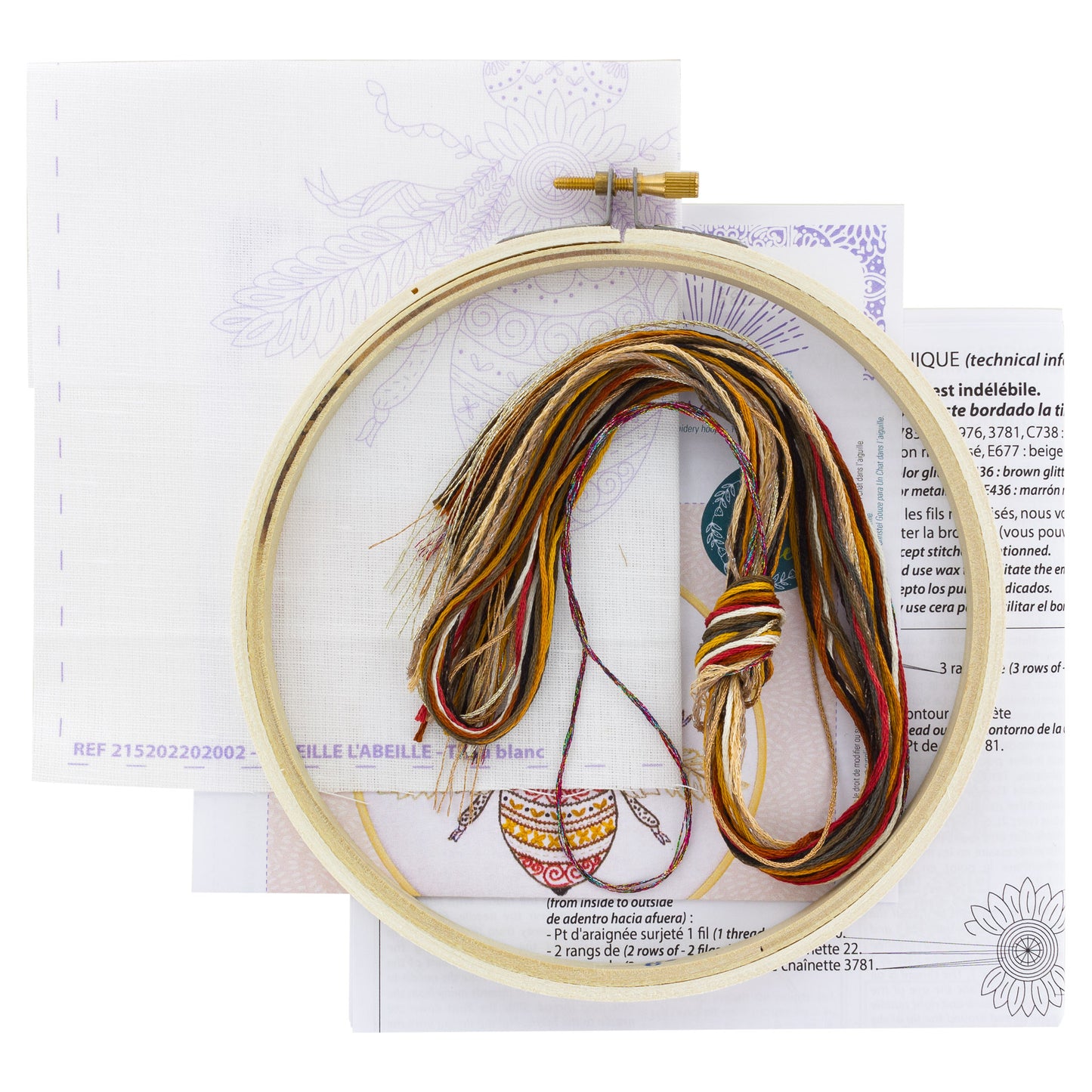 Kits de broderie - Un chat dans l'aiguille
