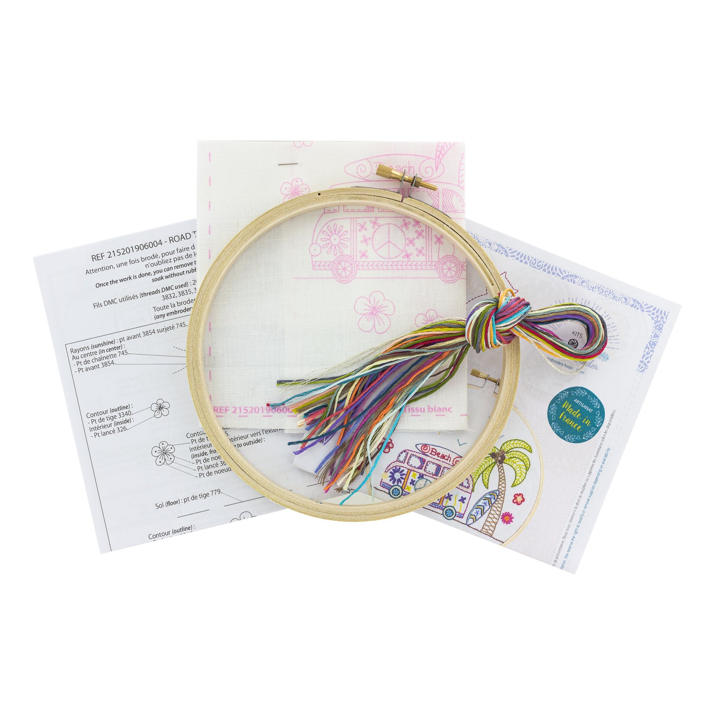 Kits de broderie - Un chat dans l'aiguille