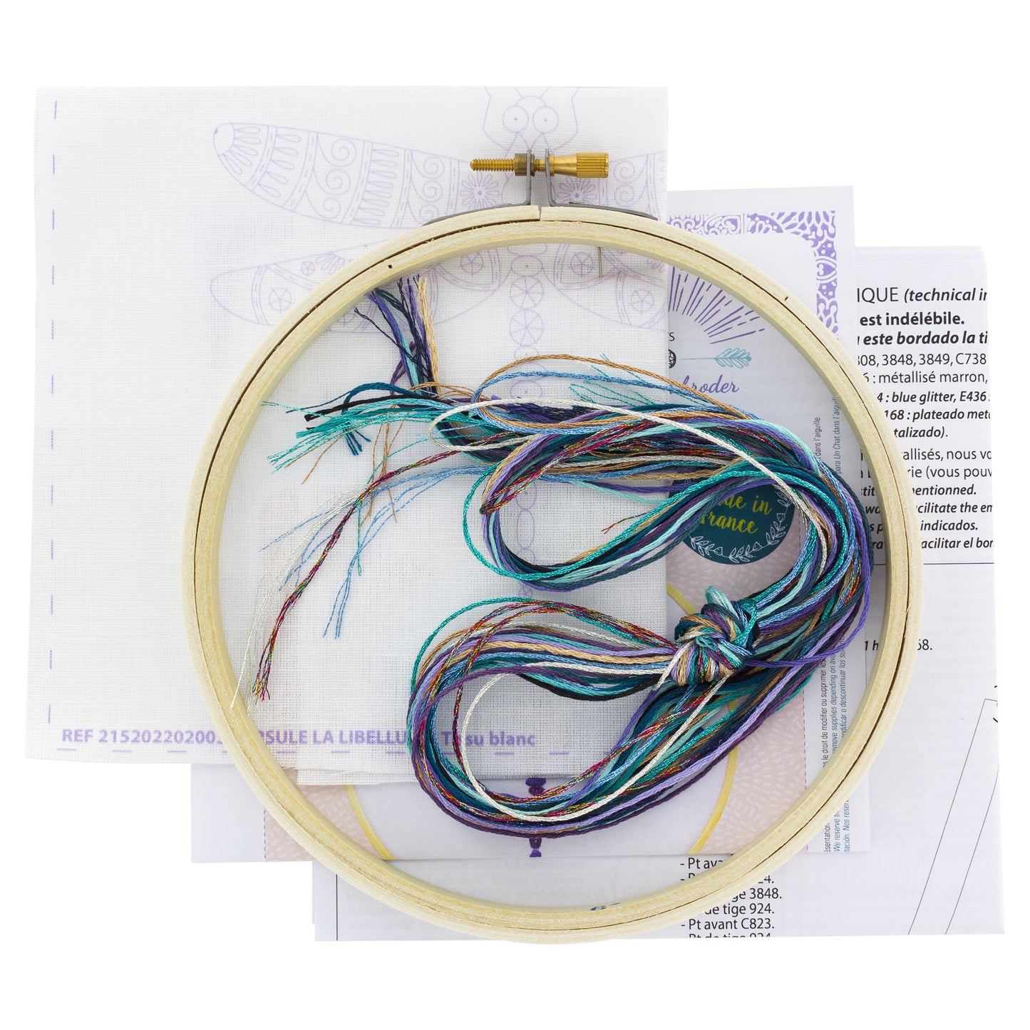 Kits de broderie - Un chat dans l'aiguille