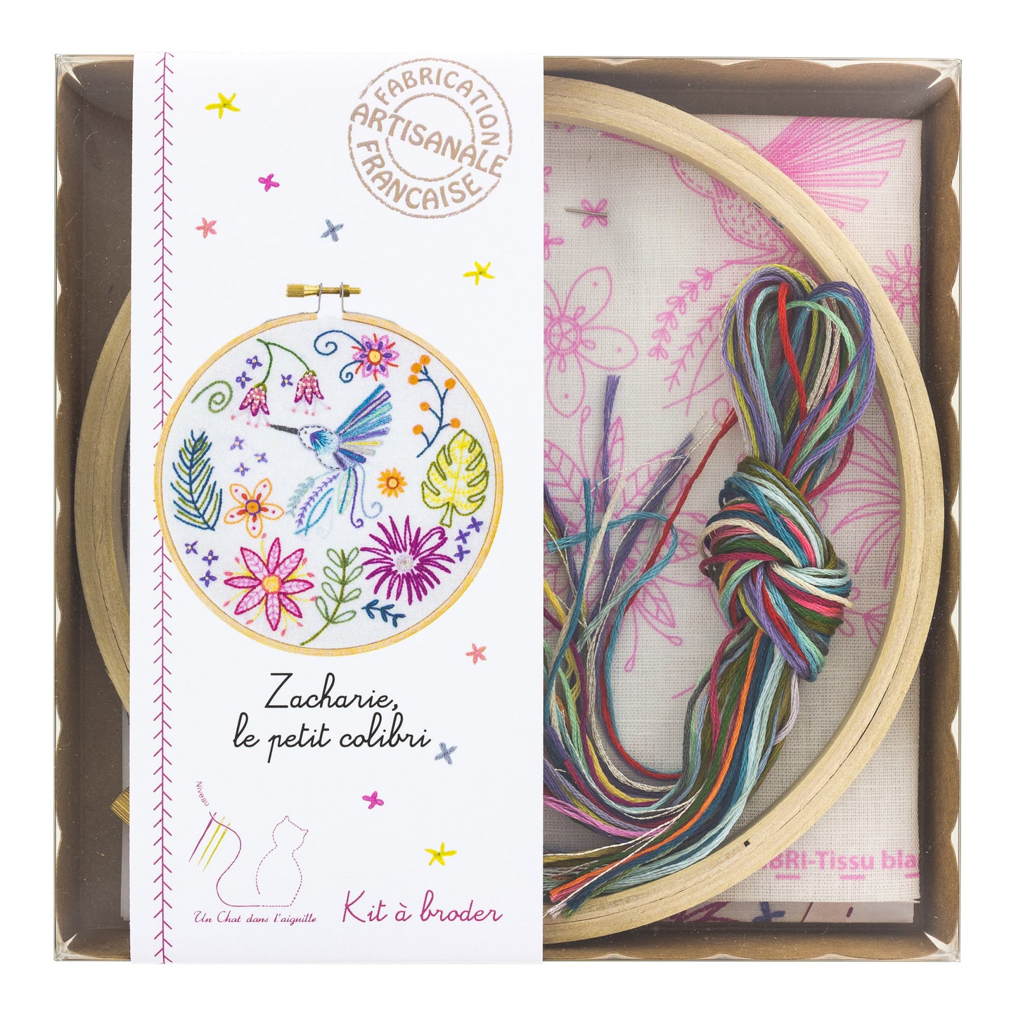 Kits de broderie - Un chat dans l'aiguille