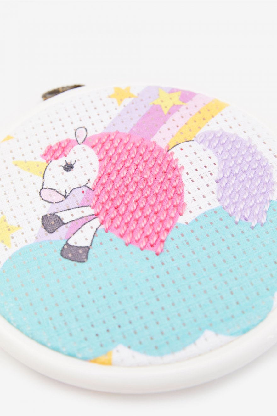 Kit de tapisserie demi point - La licorne - DMC