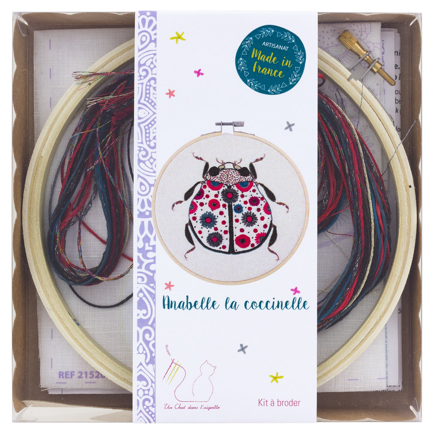 Kits de broderie - Un chat dans l'aiguille