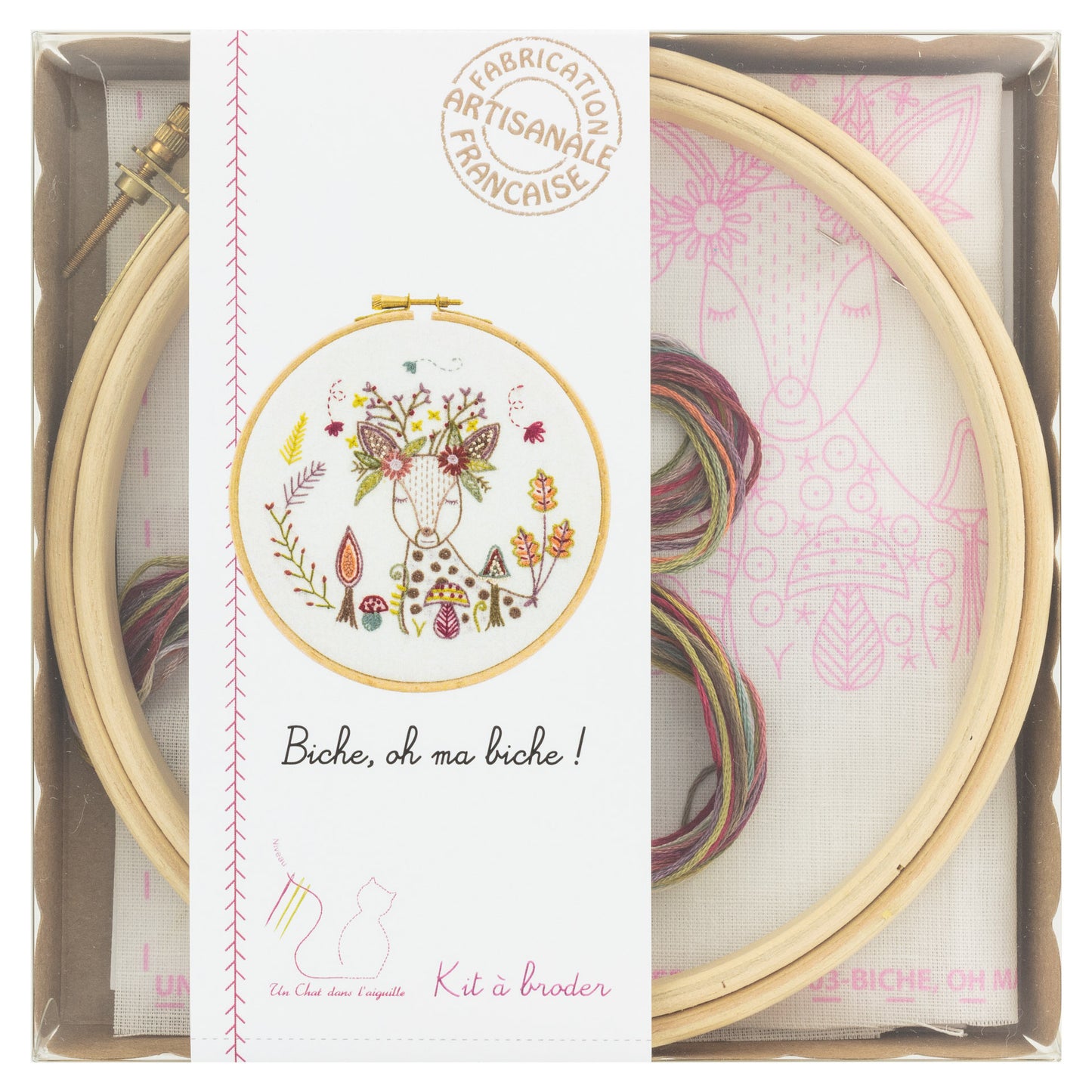 Kits de broderie - Un chat dans l'aiguille