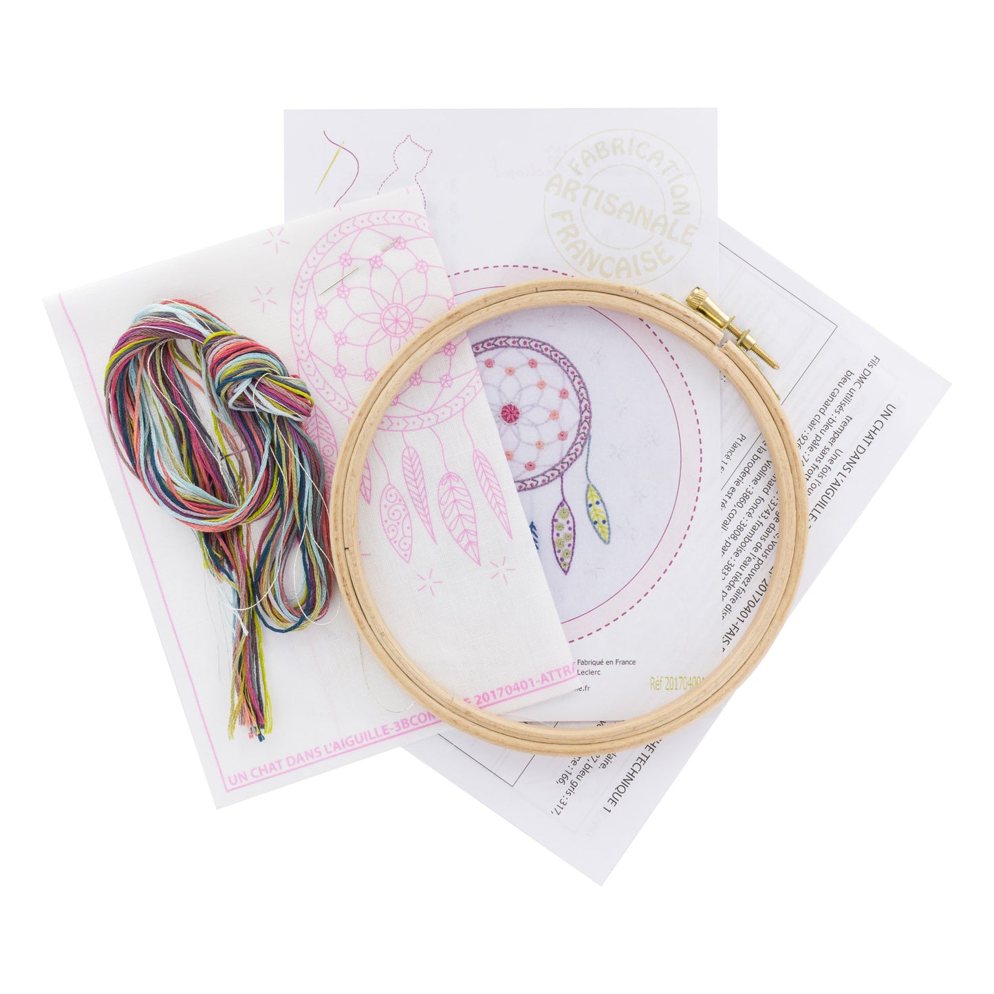 Kits de broderie - Un chat dans l'aiguille