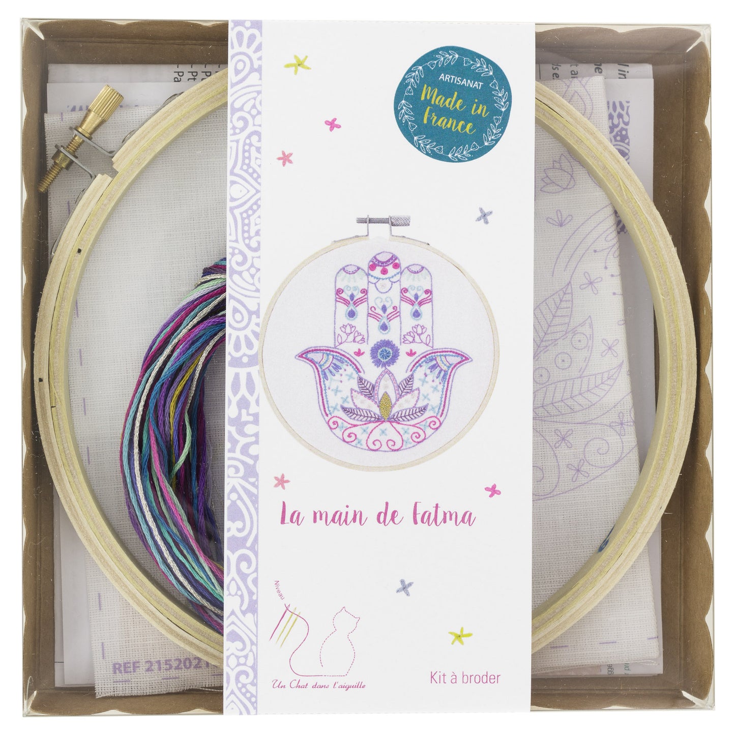 Kits de broderie - Un chat dans l'aiguille