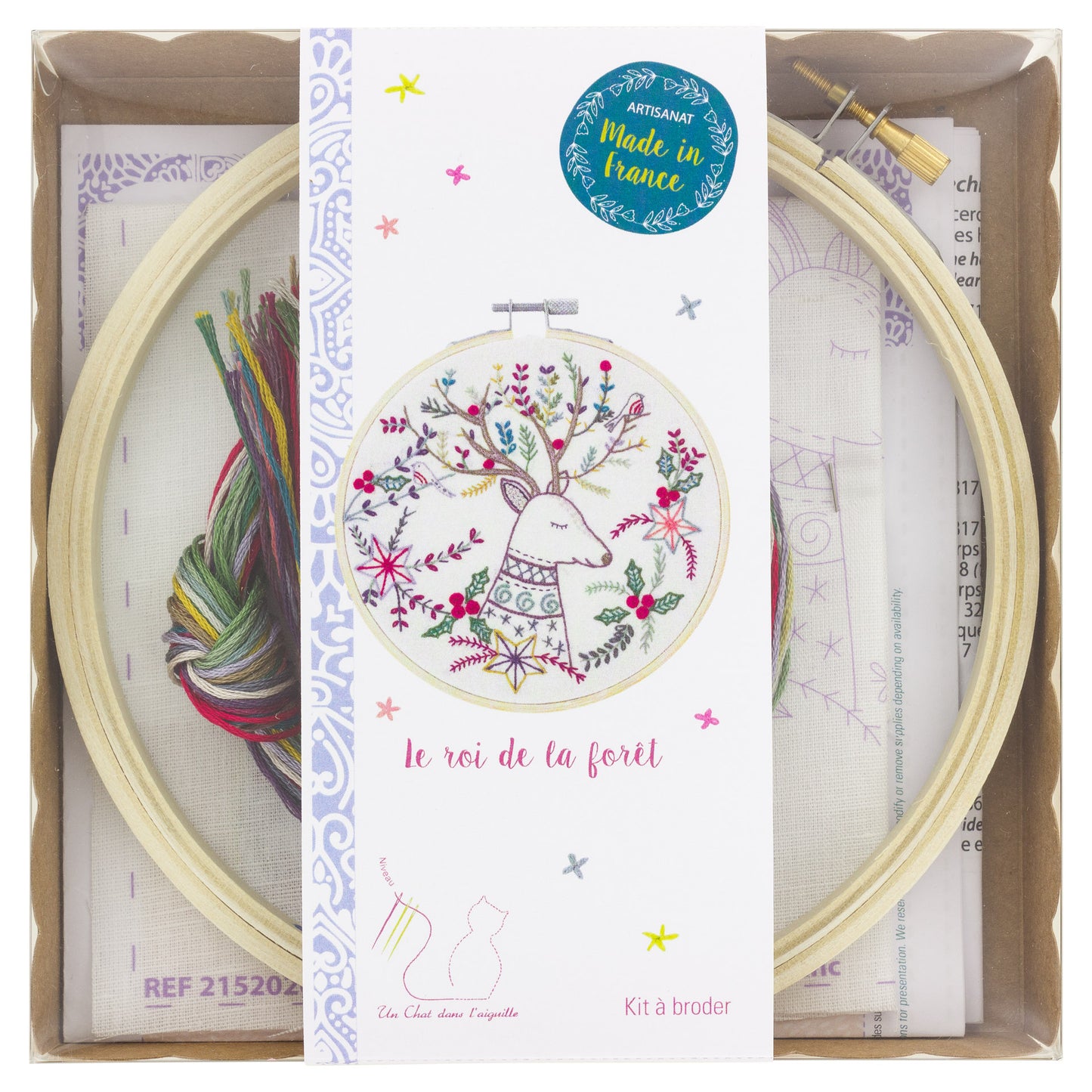 Kits de broderie - Un chat dans l'aiguille