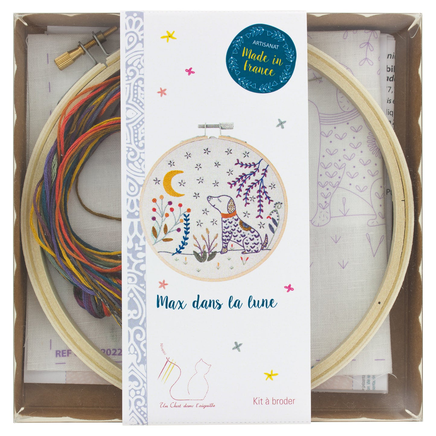 Kits de broderie - Un chat dans l'aiguille