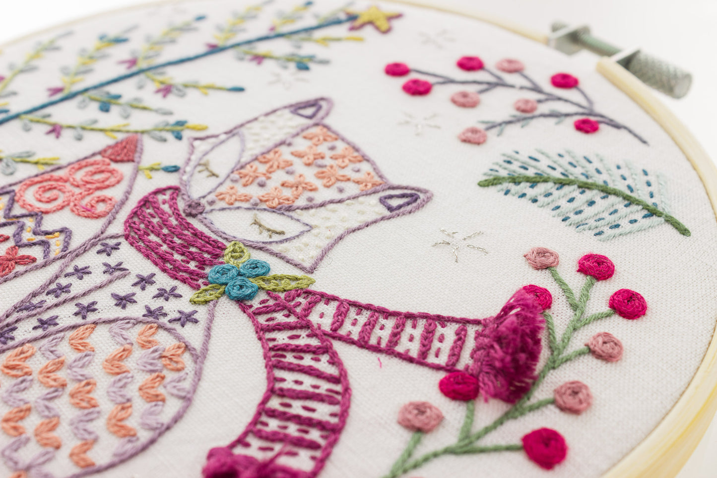 Kits de broderie - Un chat dans l'aiguille