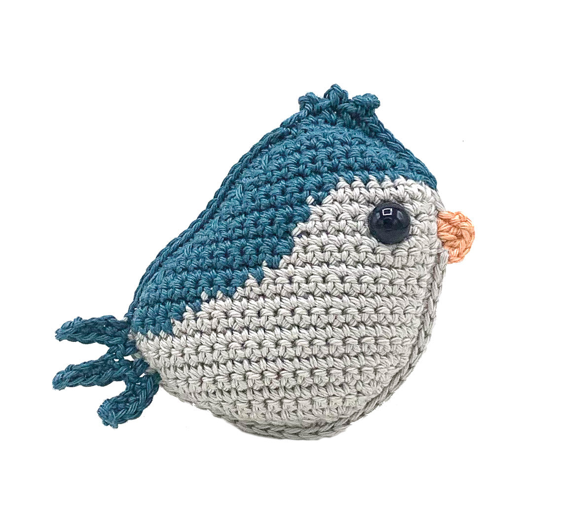 Kit de crochet - Mini Oiseau Bleu – Mercerie Mimosa