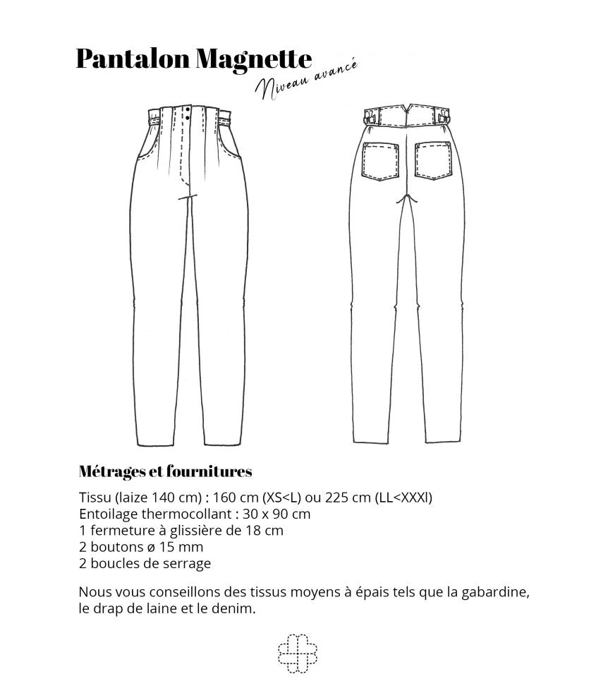 Pantalon Magnette - Singulière par Cousette