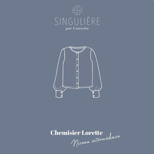 Patron de couture Chemisier Lorette de Cousette