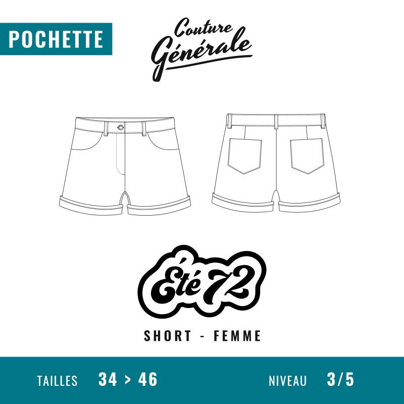 Short Eté 72  - Couture Générale
