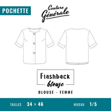 Charger l&#39;image dans la galerie, Flashback blouse - Couture Générale
