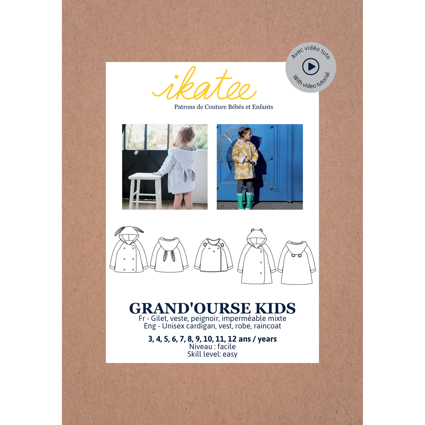 Gilet / Veste Grand' Ourse Kids - Ikatee