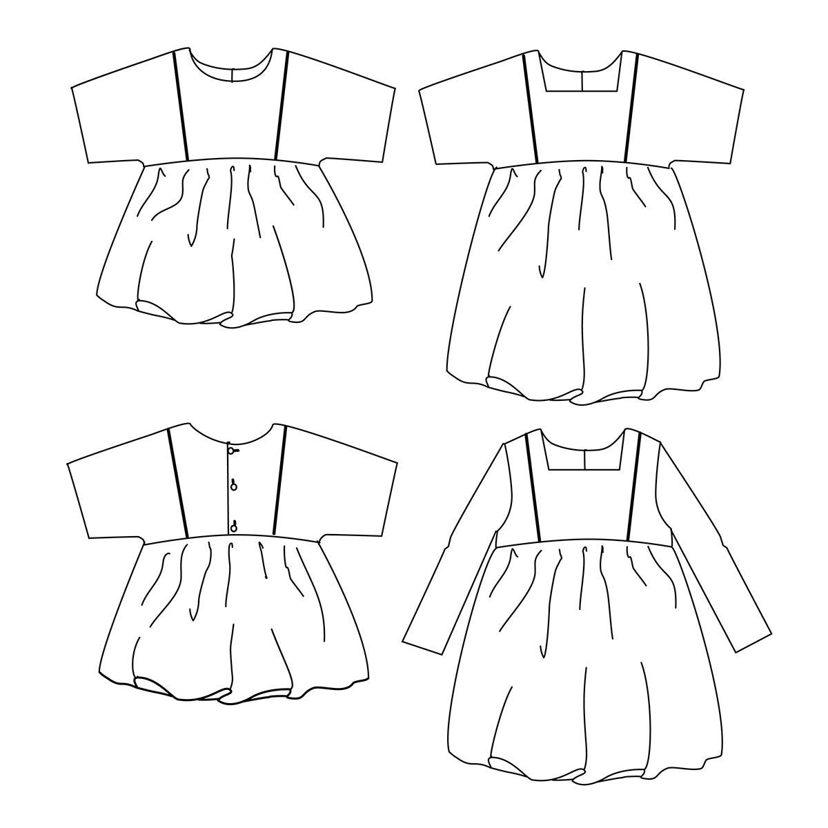 Blouse / Robe Sakura Kids - Ikatee