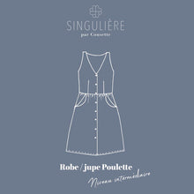 Charger l&#39;image dans la galerie, Patron de couture Robe / Jupe Poulette - Cousette
