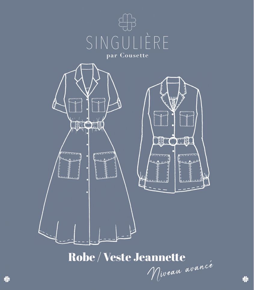 Robe / Veste Jeannette - Singulière par Cousette
