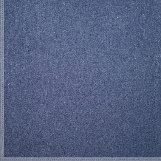 Tissu jean 100% coton - Bleu indigo